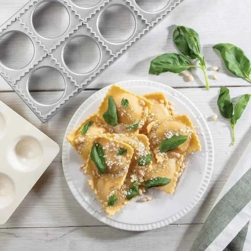 DIY Ravioli Mold Dumpling Mould Dumpling Maker Ravioli Maker Mould Alloy Aluminum Ravioli Stamp Cutter Mold Kitchen Accessories