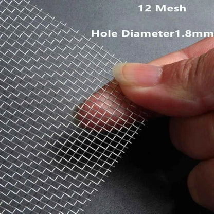4 - 500 mesh,All Size 304 Stainless Steel Filter Wire Mesh Woven Wire Sieve Plate Screen Mesh