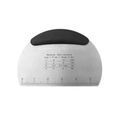 Flour Cutter Stainless steel Bake Scraper Cream Cake Dough Knife Scraper Household Kitchen Baking Tool Large Cutting Knife