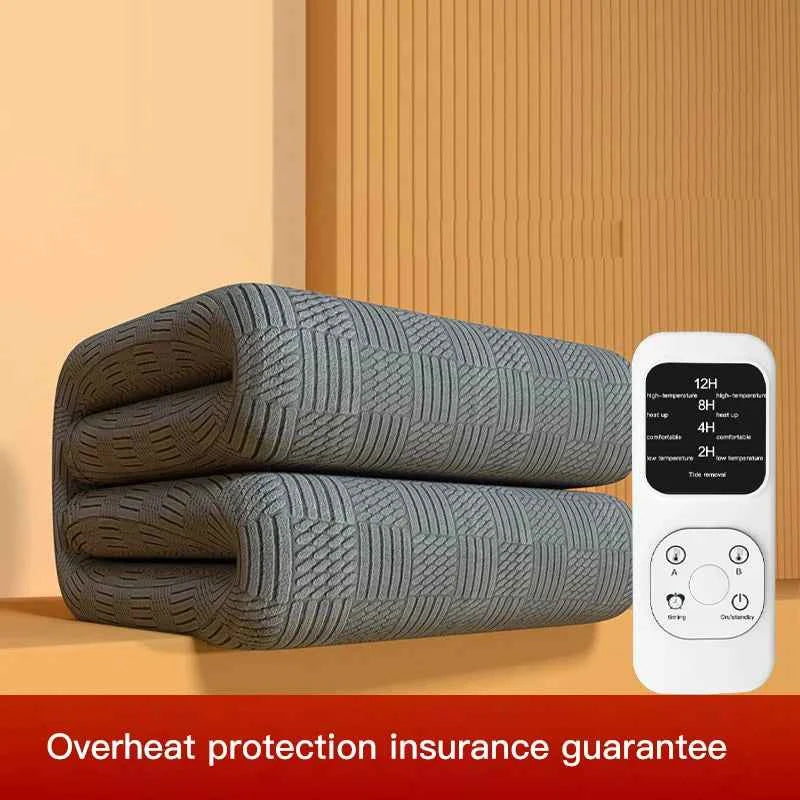 Smart Dual zone Electric blanket Wide 150cm/180cm/200cm Knitted Sofa Bed Cover Bedspreads Home for Hotel bed sheets Thin Blanket