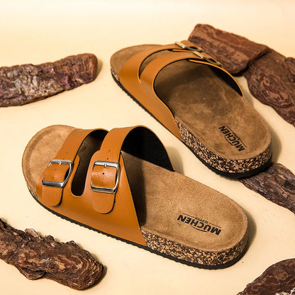 Summer men and women slippers Birken indoor non-slip cork slippers girls beach outdoor sandals family comfortable casual shoes