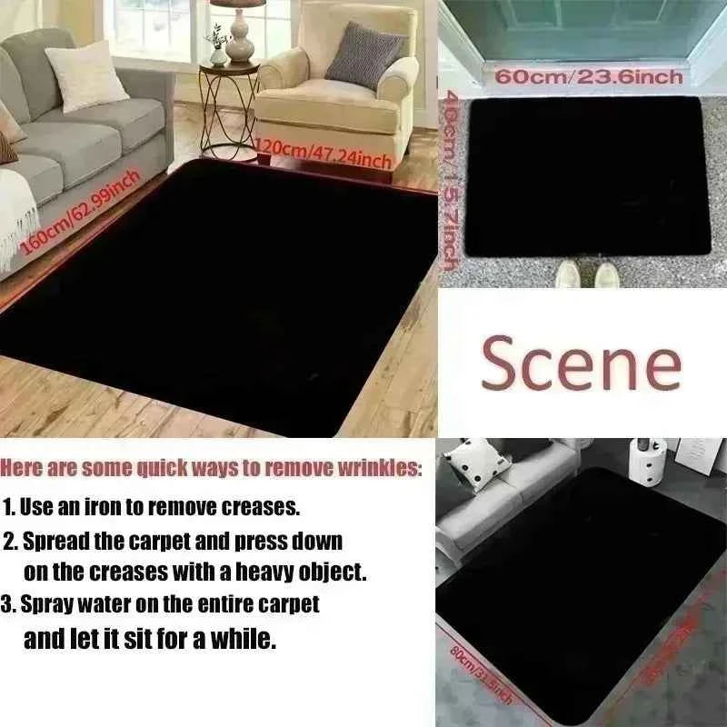 Geometric Large Carpet Light Luxury European and Carpet Home Sofa and Tea Table Mat Indoor Outdoor Carpet Floor Mat Decoration