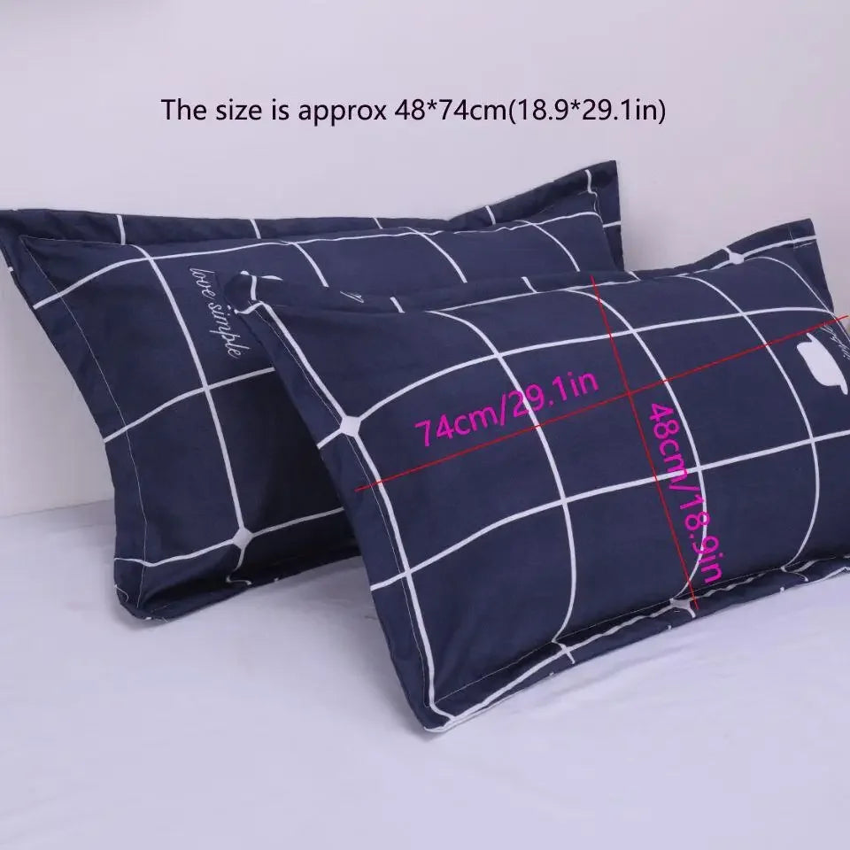 3D Geometric Envelope Pillowcase, 48x74cm