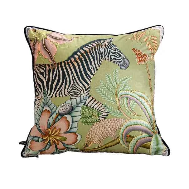 Vintage Floral Velvet Throw Pillow Covers Home Art Deco Pillowcase Square Pillow Case Cushion Cover for Bed Sofa Living Room Car