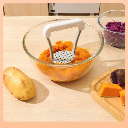 Manual Potato Masher Durable Potato Ricer Kitchen Vegetable Masher With Non-Slip Handle Fruit Juicer Kitchen Gadgets