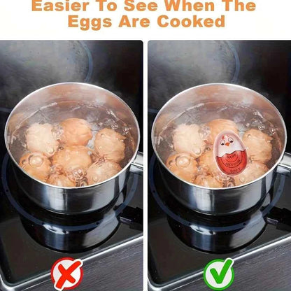 FAIS DU Egg Timer Color Changing Indicator Kitchen Boiled Egg Timer Resin Perfect Boiled Eggs By Temperature Home Kitchen Gadget
