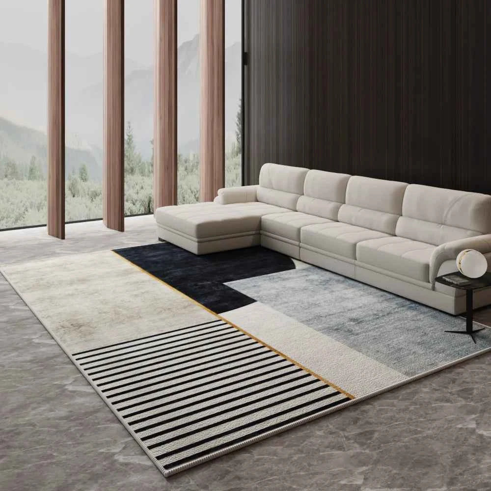 VIKAMA Nordic Light Luxury Living Room Carpet Sofa Coffee Table Floor Mat Bedroom And Lounge Large Area Carpet Home Decoration