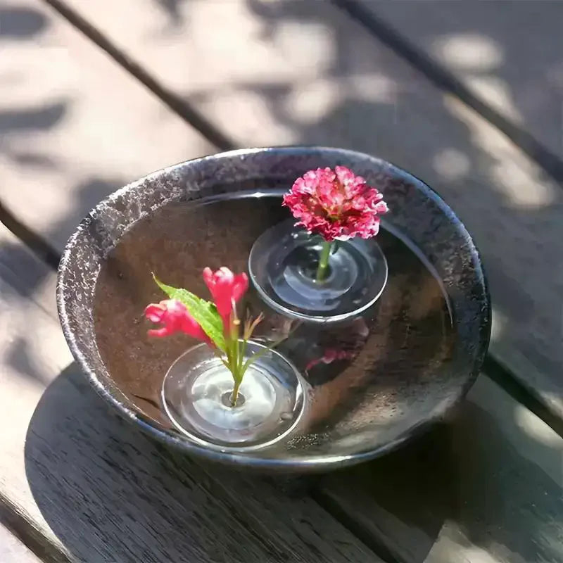 Floating Flower Vase Fresh Flower Hydroponic Vessel Floral Arrangement Artistic Vase Flower Holder Plant Display Home Decor