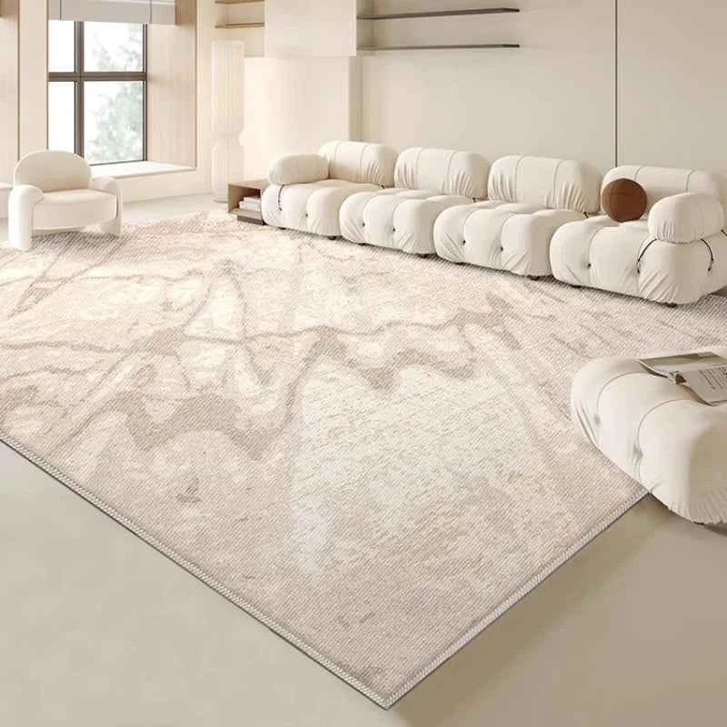 Cream Style Rugs for Bedroom Large Area Living Room Decoration Washable Carpet Thick Plush Lounge Floor Mat Home Fluffy Soft Rug
