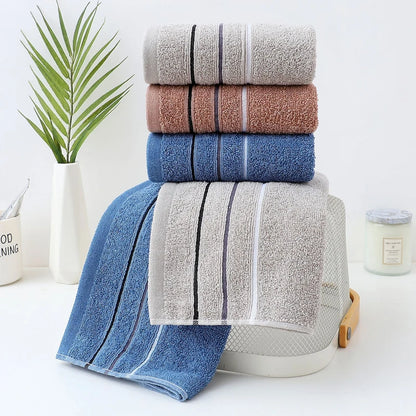 Premium Soft Absorbent Bath & Face Towels — Multi-Color Pack