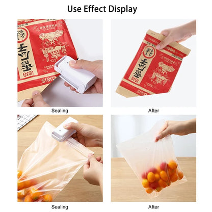 Mini Heat Bag Sealer Machine – Portable Thermal Plastic Food Bag Sealer