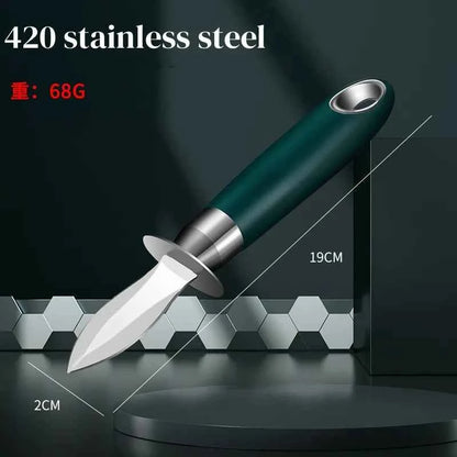 Black Color Wood Stainless Steel Oyster Knife Kitchen Tools Accessories Light Luxury Thickened Shell Opener Gadgets