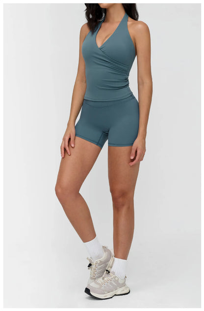 Women’s 2-Piece Yoga Tracksuit — High Waist Leggings & Sports Top