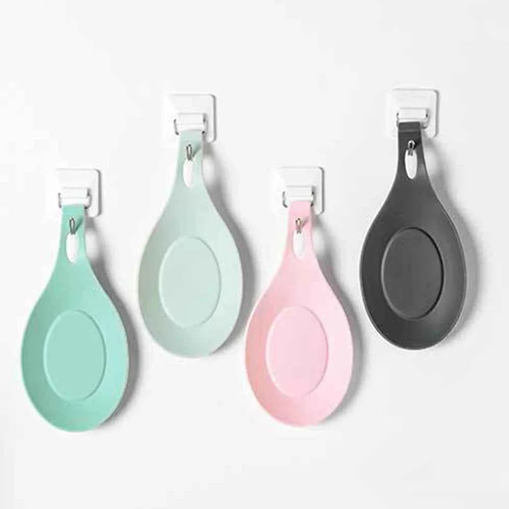 Silicone Insulation Spoon Rest Heat Resistant Placemat Drink Glass Coaster Tray Spoon Pad Eat Mat Pot Holder Kitchen Accessories