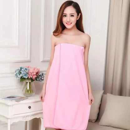 Women Bath Towels for Adults Bath Robe Bathrobe Body Spa Wrap Towel Gown Bathroom Accessories Sets