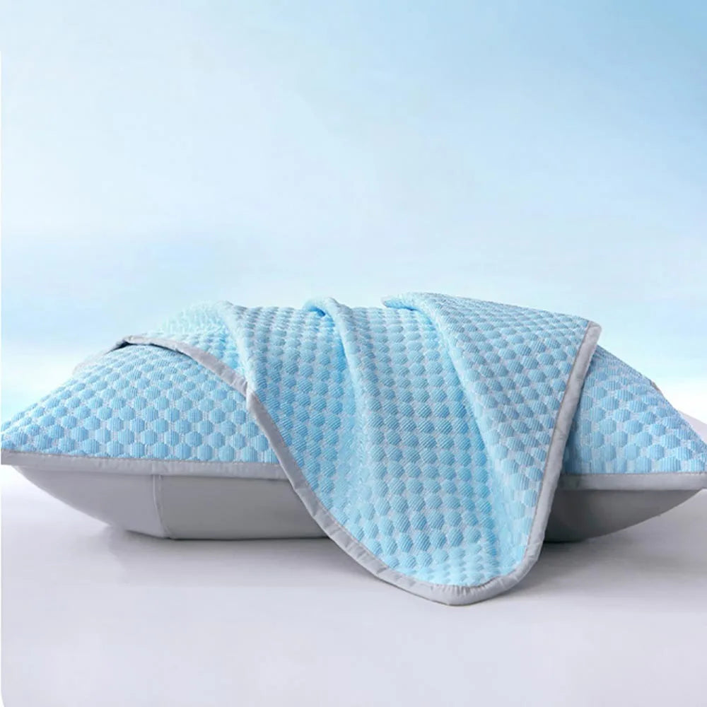 Cotton Anti-Mite Pillow Protector, Half-Pack Grey
