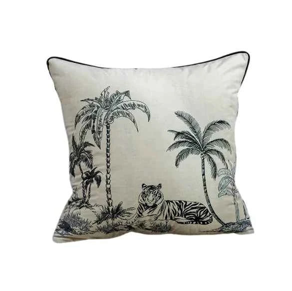 Vintage Floral Velvet Throw Pillow Covers Home Art Deco Pillowcase Square Pillow Case Cushion Cover for Bed Sofa Living Room Car