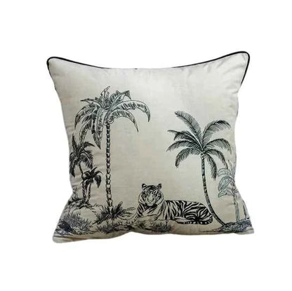 Vintage Floral Velvet Throw Pillow Covers Home Art Deco Pillowcase Square Pillow Case Cushion Cover for Bed Sofa Living Room Car