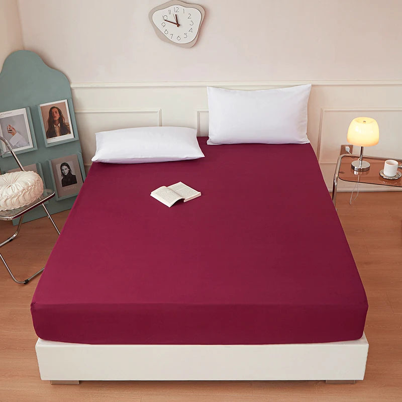 Solid Color Fitted Sheet | 100% Polyester, All Sizes