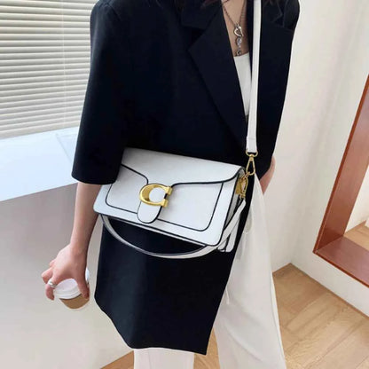 2025 new fashionable caviar small square bag diagonal cross women's bag versatile and simple handbag trend