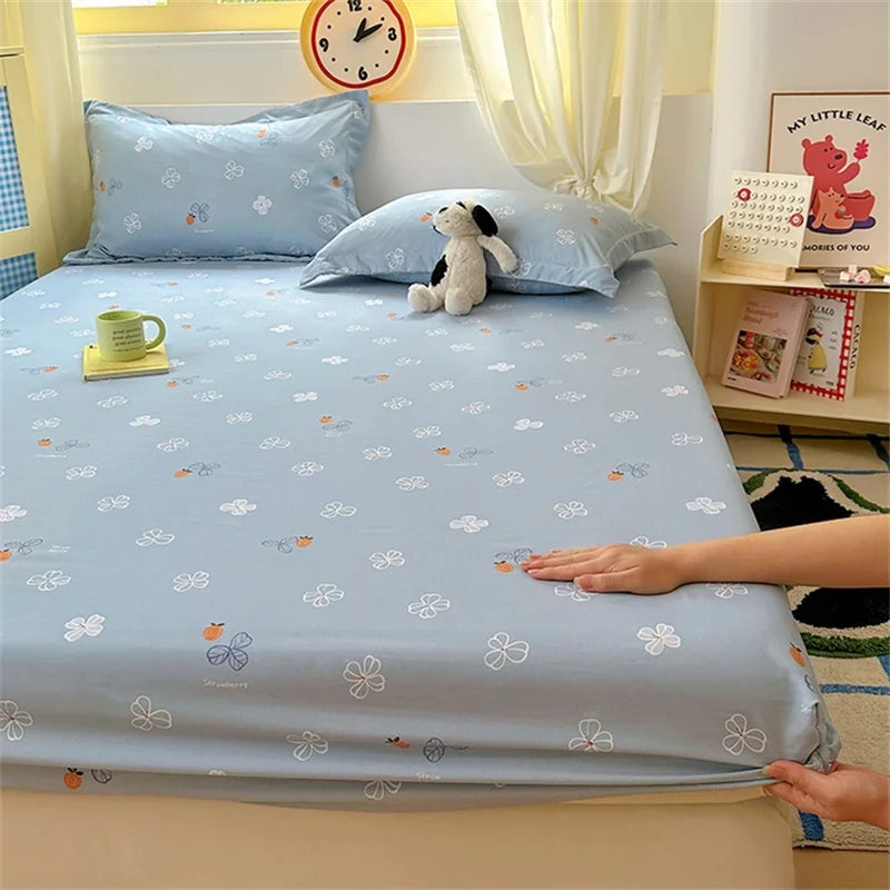 Kawaii Dinosaur Fitted Sheet | Kids Mattress Cover