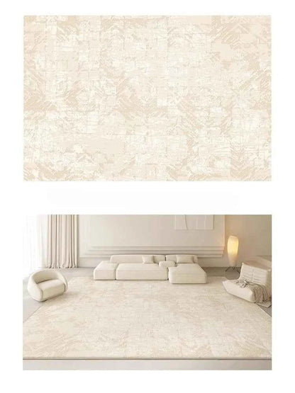 Cream Style Rugs for Bedroom Large Area Living Room Decoration Washable Carpet Thick Plush Lounge Floor Mat Home Fluffy Soft Rug