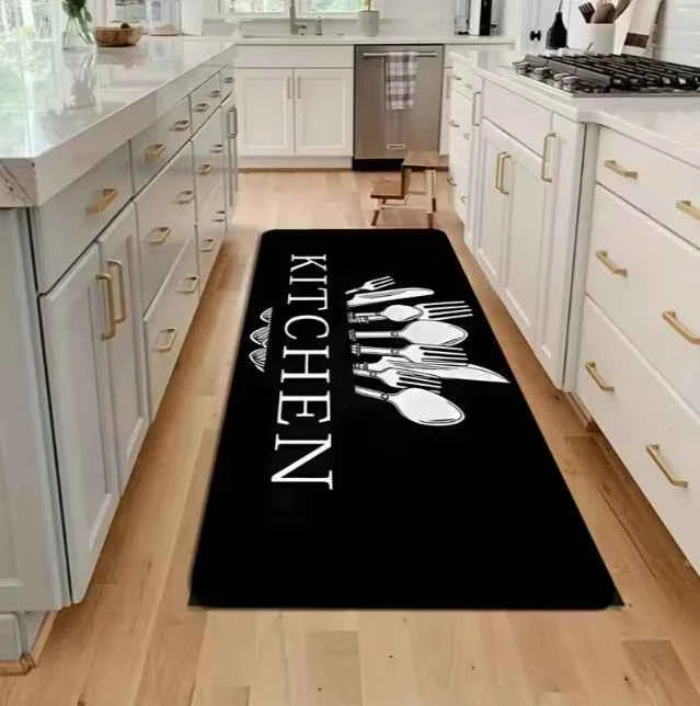 Soft Kitchen Carpet Soft Floor Mat Running Carpet Living Room Bedroom Carpet Kitchen Corridor Bathroom Washing Machine Carpet