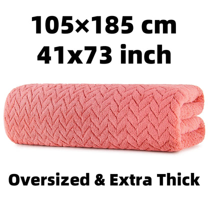 1 Thick, Extra-Large Quick-Drying Towel, 105x180cm, Enlarged and Thickened - Bath Towel
