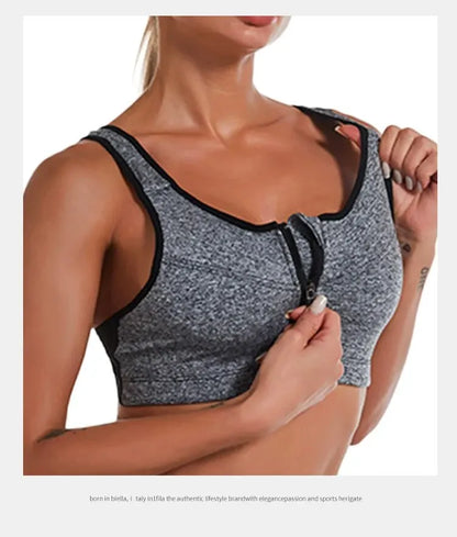 CZGUKE Yoga Fitness Bra Shock-absorbing Sports Bra Breathable and Quick Drying Training Running WOMEN'S Underwear