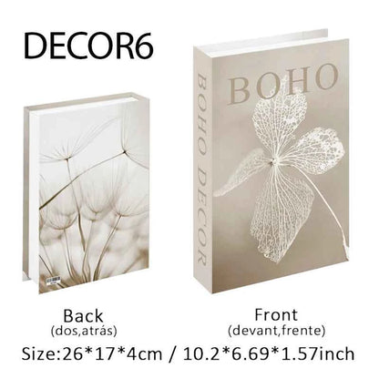 Decorative Faux Books Storage Box Coffee Table Hotel Bedroom Living Room Bookshelf Home Decor Interior Aesthetics Shooting Props