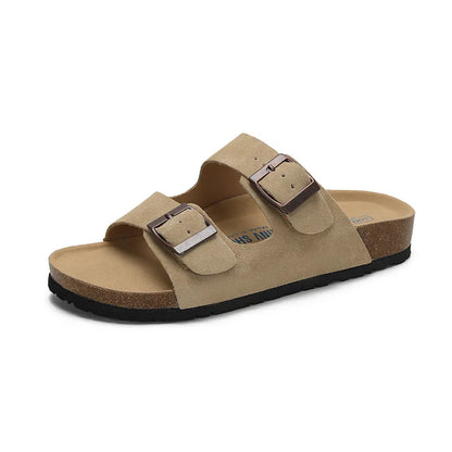 New Boston Clogs Slippers For Women Men Cork Original Sandals Femme Hombre Suede Mules Slides With Arch Mujer Zuecos Shoes