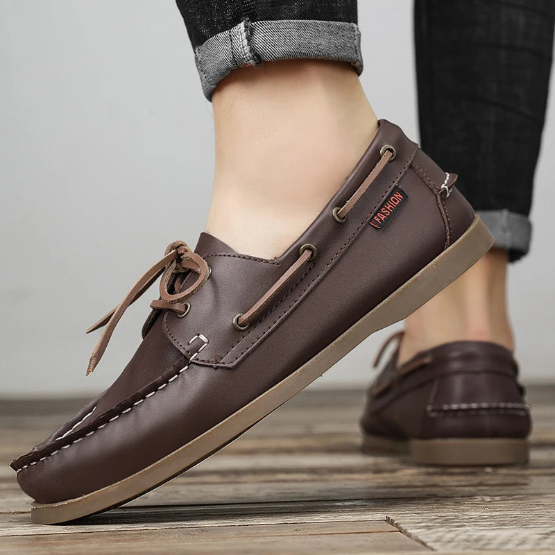 Men's Handmade Genuine Leather Loafers | Luxury Business Dress Driving Shoes