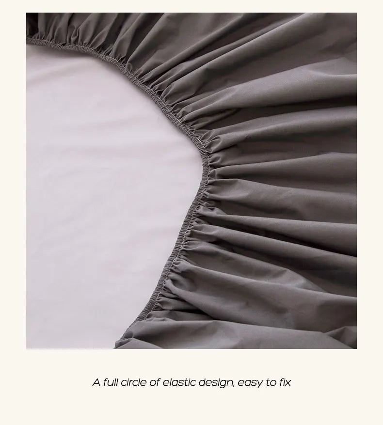 Waterproof Fitted Sheet with 360° Elastic Band