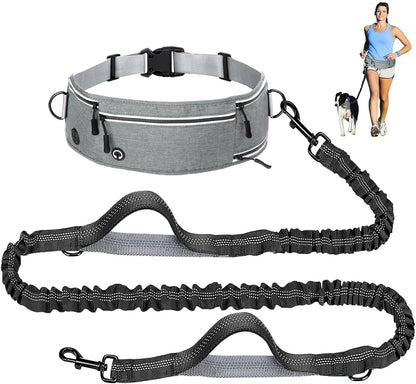 Hands-Free Running Dog Leash, Shock-Absorbing