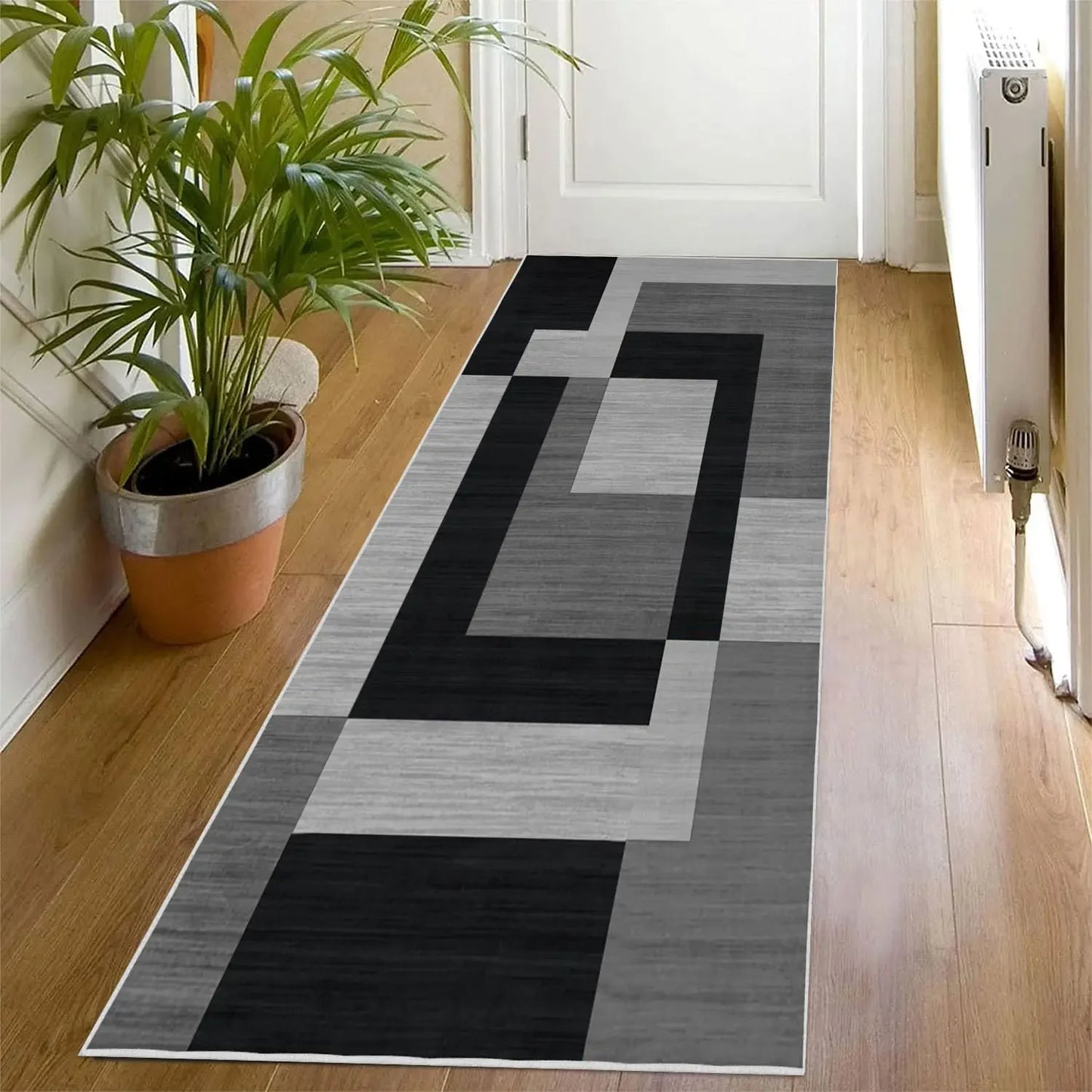 VIKAMA Geometric Style Living Room Carpet – Durable Slip-Resistant Rug for Sofa, Bedroom & Coffee Table