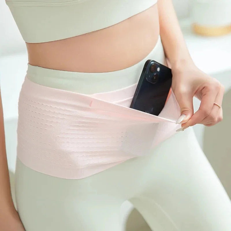 Seamless Invisible Running Waist Belt Bag Gym Bags Fitness Jogging Cycling Flat Fanny Pack Travel for Unisex Sports Phone Bags