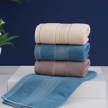 Soft Pure Cotton Face Towels — Quick-Dry for Bathroom, Spa & Hotel