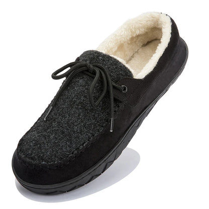 Big Size 49 50 Men Loafers Shoes Warm Home Soft Slippers Leather Business Men Moccasins Shoes Breathable Slip on Driving Shoes