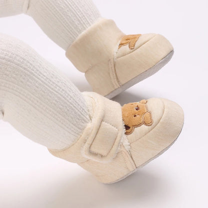 Cartoon Cotton Winter Boots, Soft Sole