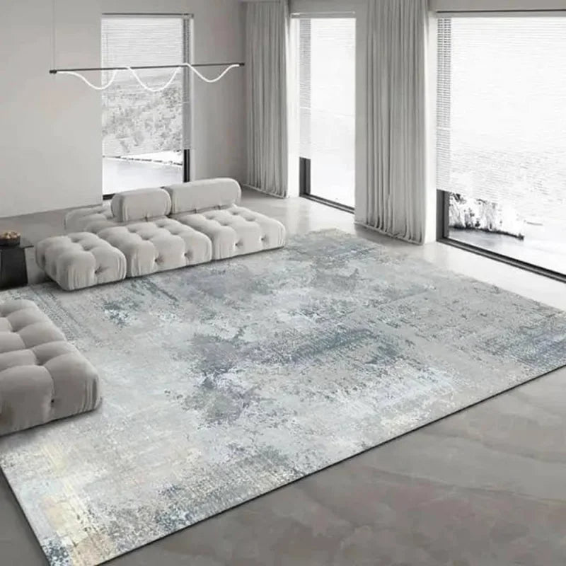 VIKAMA Light Luxury Modern Floor Carpet – Non-Slip Easy Care Large Rug for Living Room & Office