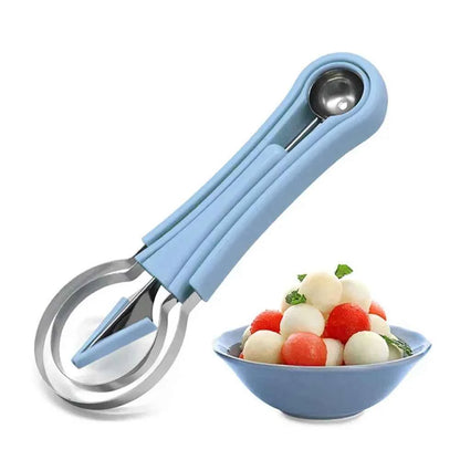 4 in 1 Melon Cutter Scoop Fruit Carving Knife Fruit Cutter Dig Pulp Separator Kitchen Gadgets Acces