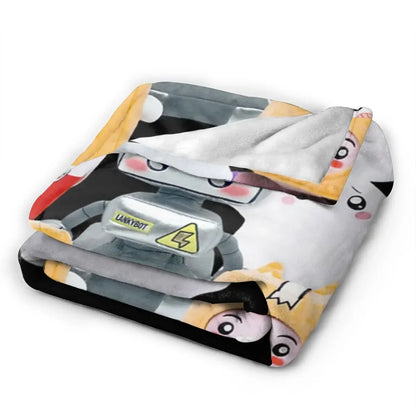 Rocky Lankybox Lanky Box Blankets Soft Warm Flannel Throw Blanket Cover for Bed Living room Picnic Travel Home Sofa