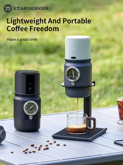 STARSEEKER Super58 Portable Electric Espresso Machine | USB-C Travel Coffee Maker with Tamper