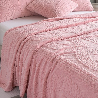 Ultra Soft Cozy Fleece Blanket Queen Size   Warm Thick Fluffy Plush Bed Blanket for All Season  Fuzzy Comfy Coverlet for Couch  Gift Idea