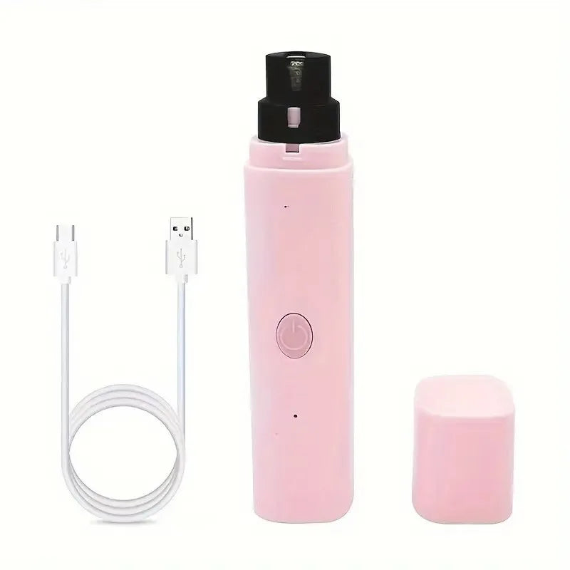 Quiet Electric Nail Grinder with LED Light & Safety Guard