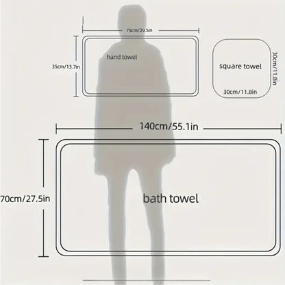 Thick Ultra Soft Bath Towel — Strong Absorption, Quick-Drying