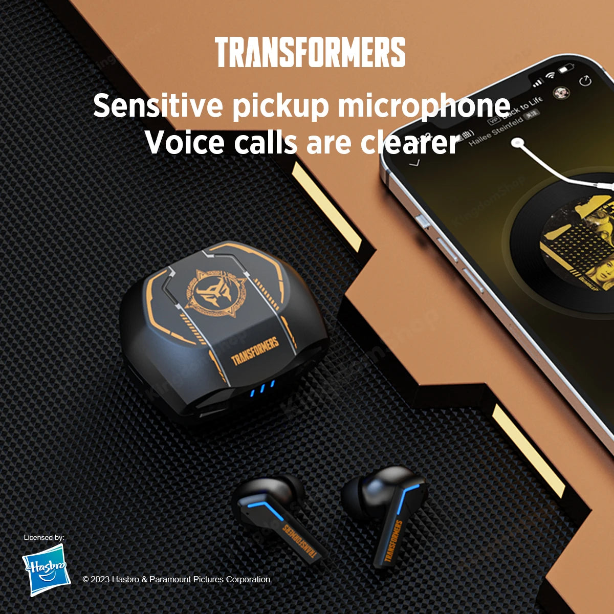 Transformers TF-T06 Gaming Wireless Earbuds – Bluetooth 5.3, Low Latency, HiFi, ENC Mic