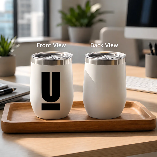 Egg Shaped Stainless Steel Vacuum Flask 360ml – Double Wall Insulated Travel Mug