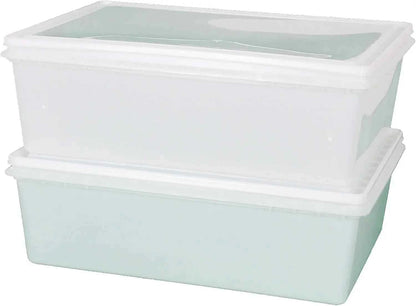 Fish Tubs/Food Storage Bins 25lb 11.5" x 15.5" x 5", Pack of 10 Deep Bases with Lids