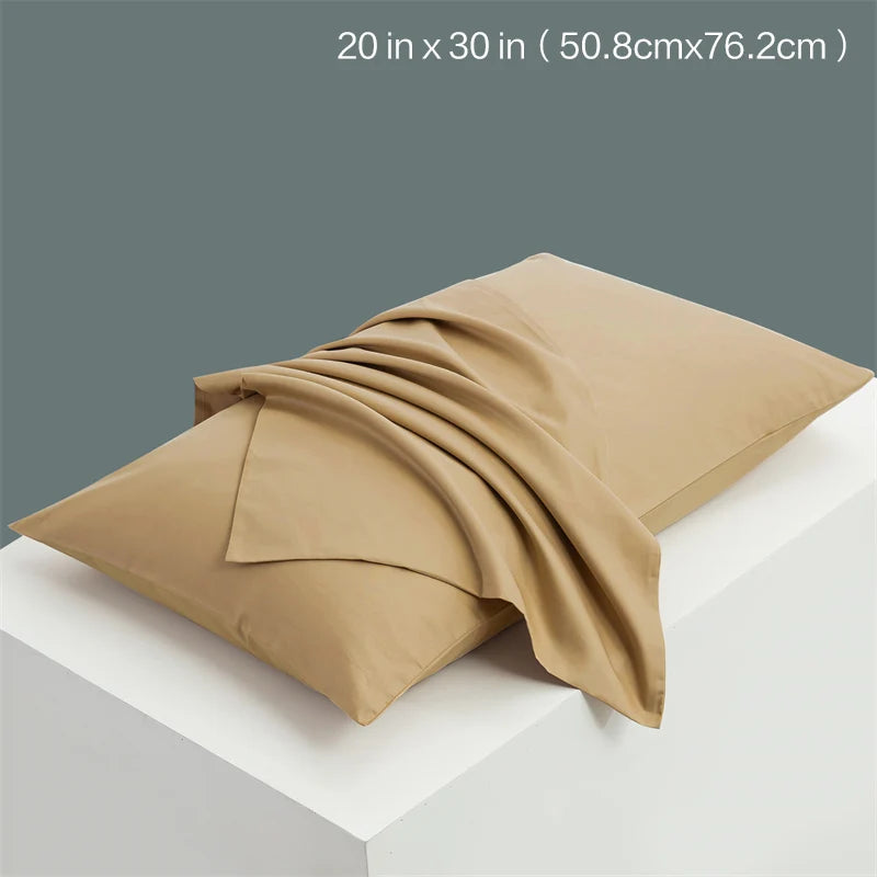Solid White Rectangular Pillow Cover, 20x30in